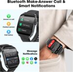 Smart Watches for Men Women, 1.91" HD Curve Screen Smartwatch (Answer/Make Call), Fitness Tracker with Heart Rate/Sleep Monitor, Pedometer, 100+ Sport Modes, Smart Watch for Android iPhone (Black) - Image 5