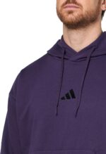 adidas Men's Essentials Feel Cozy Fleece Hoodie Sweatshirt - Image 3