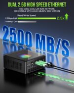 GMKtec K11 Gaming Mini PC, AMD Ryzen 9 8945HS(8C/16T, Up to 5.2GHz), 32GB DDR5 RAM 1TB Mini Desktop Computer, HDMI/Oculink/DisplayPort/USB4*2 HDMI 2.0 - Image 5