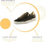 JATAREA Women's Fashion Sneakers – Genuine Leather Casual Shoes, Comfortable Cushioned Insole, Stylish Lifestyle, Lightweight & Durable Travel Sneakers - Image 8