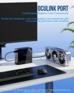 GMKtec Gaming Mini PC K8 Plus AMD Ryzen 7 8845HS(8C/16T, up to 5.1GHz) 32GB DDR5 RAM 1TB SSD, Desktop Computer Dual NIC 2.5G, HDMI 2.1, USB4 - Image 7