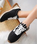 Project Cloud Trendy Fashion Sneakers for Women 2026 - Memory Foam and Non-Slip Comfortable Casual Ladies Shoes for Womens Fashion Sneakers - Lightweight Lace-up Shoes (Lecco) - Image 2