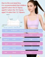 Suggest a better title and return a single title only without any other comments: Finihen Teen Girls Seamless Training Bra No Show Sports Bra with Removable Padding Adjustable Strap Multipack. - Image 2