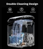 Nugget Ice Maker Countertop, Silonn Chewable Pellet Ice Machine with Self-Cleanin Function, 33lbs/24H Portable Ice Makers for Home Kitchen Officce, Black - Image 4