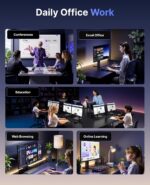 KAMRUI Hyper H2 Mini PC with Intel Core 14450HX (10C/16T, up to 4.8GHz), 16GB RAM 512GB NVMe SSD, Triple 4K, HDMI, DP, USB-C, Ethernet, Mini Desktop Computer for Office, Business, Gaming - Image 9