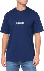 Adidas Mens Essentials Linear Single Jersey T-Shirt - Image 5