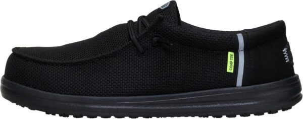 HEYDUDE Men's Wally Work CT | Metal-Free Composite Toe | Water-Repellent, Slip-Resistant Work Shoes | All-Day Comfort