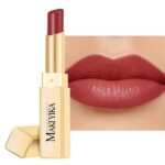 MAKI YIKA Moisture Mauve Red Lipstick for Women Hydrate Lip Gloss for Dry Cracked Lips Weightless Glossy Lip Color Juicy Finish,MA059 Mauve Pop