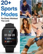 MorePro Fitness Tracker with 24/7 Heart Rate & Blood Pressure Monitor, Blood Oxygen & Sleep Tracker, Smart Watch with Step Calorie Counter, IP68 Waterproof Activity Tracker for Women Men Android iOS - Image 5