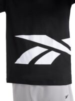 Reebok Mens Big Short Sleeve Crewneck T-Shirt, Standard Fit, Lightweight Cotton-Poly Jersey Fabric - Image 4