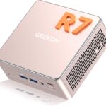 GEEKOM A5 Mini PC with AMD Ryzen 7 5825U, 3-Year Coverage, 16GB RAM(Upgradable, Not LPDDR)&512GB M.2 NVMe SSD, Windows 11 Pro Desktop Computer,SD Slot, 8K, Dual HDMI | Wi-Fi 6, BT 5.2 | Home & Office