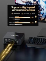 GMKtec Gaming Mini PC Ryzen 7640HS (Beats 6800H/6800U) 16GB DDR5 512GB NVMe SSD Dual NIC LAN 2.5GbE /WiFi 6E BT5.2 /USB4 Desktop Computers Office Home M6 Ultra - Image 6