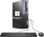 Lenovo ThinkCentre M710 SFF Desktop Computer PC, 6th Gen Core 3.70GHz, 8GB RAM, 256GB SSD, VGA, Keyboard and Mouse, WiFi, BT, Windows 11 Pro (Renewed)
