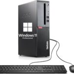 Lenovo ThinkCentre M710 SFF Desktop Computer PC, 6th Gen Core 3.70GHz, 8GB RAM, 256GB SSD, VGA, Keyboard and Mouse, WiFi, BT, Windows 11 Pro (Renewed)