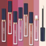 QiBest 7Pcs Matte Liquid Lipstick + 1Pcs Lip Plumper Makeup Set Kit, Pigmented Long Lasting Lip Gloss Set, Velvet Waterproof Halloween Lip Makeup Valentine's Gift Sets for Girls and Women - Image 3