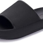 BRONAX Pillow Slippers for Women and Men | House Slides Shower Sandals | Cushioned Thick Sole