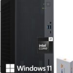 ASUS V500 Home & Business Desktop Computer Intel Core i7 (Up to 4.9GHz), 16GB RAM, 512GB PCIe + 500GB External, Display Port, WiFi 6, HDMI, Keyboard & Mouse, 2-Monitor Support 4K, Windows 11