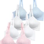 Suggest a better title and return a single title only without any other comments: SALIA GIRL Soft Padded Bras for Girls & Teens 12-14, No Wires Cotton Developed Training Bras