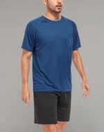 5 Pack Mesh Workout Shirts for Men Dry Fit Gym Shirts Quick Dry Athletic Short Sleeve T-Shirt Moisture Wicking - Image 7