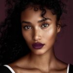 Dark Purple Lipstick Matte for Women, Color Stay Long Lasting Lipstick Smudgeproof Liquid Lipsticks, Cruelty Free Lip Color, DM20 Dark Purple - Image 3