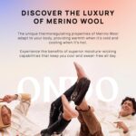 Suggest a better title and return a single title only without any other comments: ONDO Merino Wool No Show Socks - Invisible in Athletic Shoes - Breathable, No-Slip - 4 Pack - Image 6