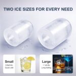 38lbs Per Day Countertop Ice Maker, 9 Ice Cubes in 3.5 Minutes, Self-Cleaning Portable Ice Machine with 2 Bullet Sizes for Kitchen, Camping, RV, and Party - Image 4