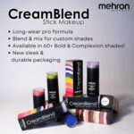 Suggest a better title and return a single title only without any other comments: Mehron Makeup CreamBlend Stick | Face Paint, Body Paint, & Foundation Cream Makeup | Perfect for Halloween .75 oz (21 g) (White) - Image 4
