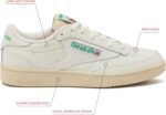 Reebok Mens Club C 85 Vintage Tennis Sneakers for Men - Image 4
