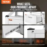 VEVOR Laundry Pedestal 27" Wide 14.4" Height, Washer And Dryer Base Stand Platform Universal Fit 660lbs Capacity, Heavy Duty Multi-Functional Base for Washing Machine with Drawer & Rich Accessories - Image 2