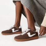 Sneakers for Women Business Casual Tennis Shoes Comfortable Lace up Slip on Women's Fashion Sneakers - Image 2