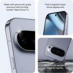 Google Pixel 10 Pro XL - Unlocked Android Smartphone - Gemini AI Assistant, Triple Rear Camera System, Fast-Charging 24+ Hour Battery, and 6.8" Super Actua Display - Obsidian - 256 GB (2025 Model) - Image 3