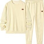 JMIERR Men's 2 Piece Outfits Knit Jacquard Pullover Sweatshirt Tracksuit & Joggers Sweatpants Sweatsuit Sets with Pockets - Image 7