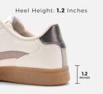 LUCKY STEP Women's Retro Fashion Sneakers Classic Casual Walking Shoes Non Slip Comfort Skate Shoes - Image 3