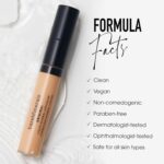Suggest a better title and return a single title only without any other comments: bareMinerals Original Liquid Mineral Concealer, Brightening Dark Circle Eye Concealer, Reduces Look of Fine Lines, Buildable Coverage, Vegan - Image 6