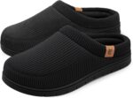 VeraCosy Men's Moccasin Slippers Comfy Soft Durable Slip-on Indoor Memory Foam House Shoes