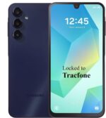 Tracfone Samsung Galaxy A16 5G, 128GB, 50MP Triple Camera, Android Smartphone, 6.5" FHD+ Super AMOLED 90Hz Display, Long-Lasting Battery - Locked to Tracfone - Awesome Black