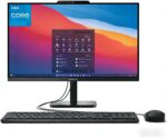 Lenovo IdeaCentre 24 All-in-One FHD Desktop Computer, 16GB DDR4 RAM, 512GB PCIe SSD, Intel 8-Core Processor i3-N305 (Beat i5-1140G7), Lifetime Office 365 for Web, WiFi 6, Bluetooth 5.2, Charcoal, W11H