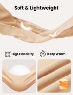 CE' CERDR 3/5 Pack Womens Long Sleeve Shirts Crew Neck Basic Tees Tight Fitted Casual Going Out Stretchy Slim Tops - Image 6