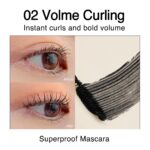 CLIO Kill Lash Superproof Mascara, Waterproof Mascara Black, Volumizing for Natural Curling Eyelash, Long-Lasting, Clump & Smudge-Free, for Sensitive Eyes, Korean Makeup Beauty (002 Volume Curling) - Image 2
