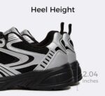 LUCKY STEP Women's Mesh Casual Fashion Sneakers Lace Up Lightweight Running Shoes Non Slip Breathable Chunky Shoes - Image 3