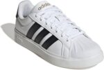 adidas Womens Streettalk Lace Up Sneakers Shoes Casual - White - Image 4