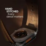 Suitisbest Leather Band Compatible for Apple Watch Ultra Band 49mm 46mm 45mm 44mm 42mm 41mm 40mm, Genuine Leather Replacement Strap for iWatch series 11 10 9 8 7 6 5 4 3 2 1, SE 3 2 1, Ultra 3 2 1 - Image 3