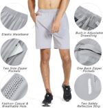 NORTHYARD Men's Athletic Running Shorts Gym Workout Shorts 7"/ 9"/ 5" Quick Dry Lightweight Sports Basketball Exercise Tennis - Image 4