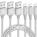 iPhone Charger 3 Pack 10 ft Apple MFi Certified Lightning Nylon Braided Cable Fast Charging Cord Compatible with iPhone 13 12 11 Pro Max XR XS X 8 7 6 Plus SE iPad and More