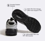 LUCKY STEP Women's Mesh Casual Fashion Sneakers Lace Up Lightweight Running Shoes Non Slip Breathable Chunky Shoes - Image 5