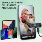 Aylthyo Auto Clicker for Smart Phone, Phone Screen Device Speed Clicker for iPhone iPad Apps, Fast Click Simulation Finger Continuous Click for Tiktok, Live Broadcasts Likes, Lightning Deal, Reward Task, Plug and Play(Black) - Image 2