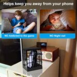 Gemaxvoled Cell Phone Jail Lock Box, Mobile Phones Prison Lockable Cage for Classroom Family Time Party - Image 6
