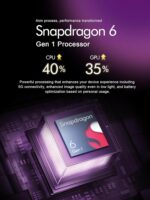 T-Mobile Revvl 7 Pro 5G Unlocked Smartphone, 256GB, Azurite Blue - Image 3