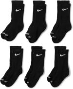 Suggest a better title and return a single title only without any other comments: Nike Kids' 6-Pack Performance Socks