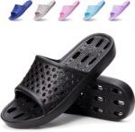Xomiboe Shower Shoes Men Quick Drying Women Shower Sandals Non-Slip Comfortable House Slippers Bathroom Hotel Flip Flops Slides With Students Gym